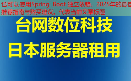 Spring Boot 独立依赖，2025年的最佳推荐指南与购买建议。