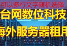 VPS推荐值得信赖的五大云服务商全面解析-韩国服务器