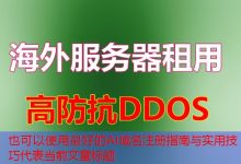 最好的AI域名注册指南与实用技巧-韩国服务器